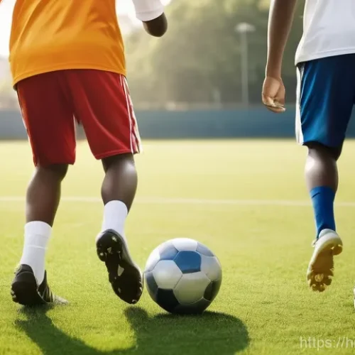 Home 26 야외용 축구공 추천 - **Prompt 1: Dynamic Grass Field Play**
"A vibrant, high-energy scene of young adults, approximat...